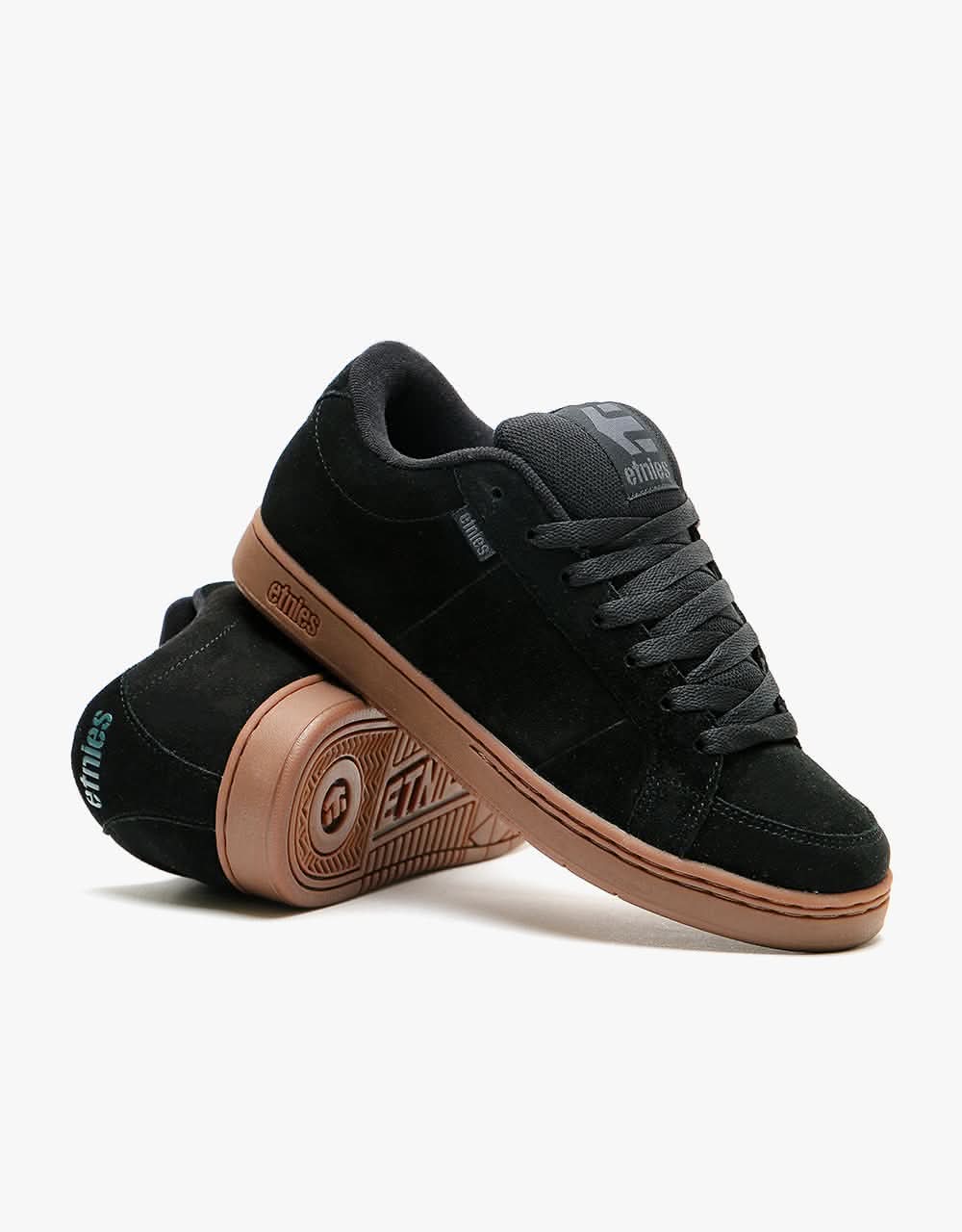 Etnies Kingpin Skate Shoes - Black/Dark Grey/Gum