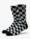 Vans Checkerboard Crew Socks - Black/White Check