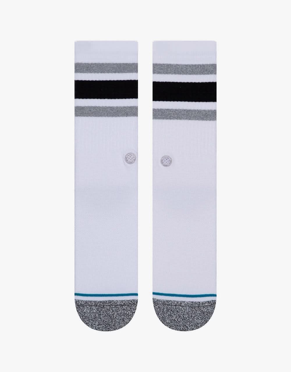 Stance Boyd ST Crew Socks - White/Black