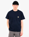 Carhartt WIP S/S Pocket T-Shirt - Dark Navy