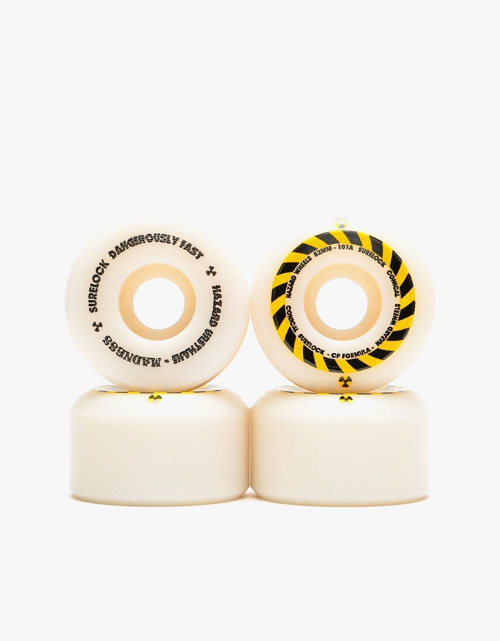 Hazard Sign CP Conical Surelock 101a Skateboard Wheel - 54mm