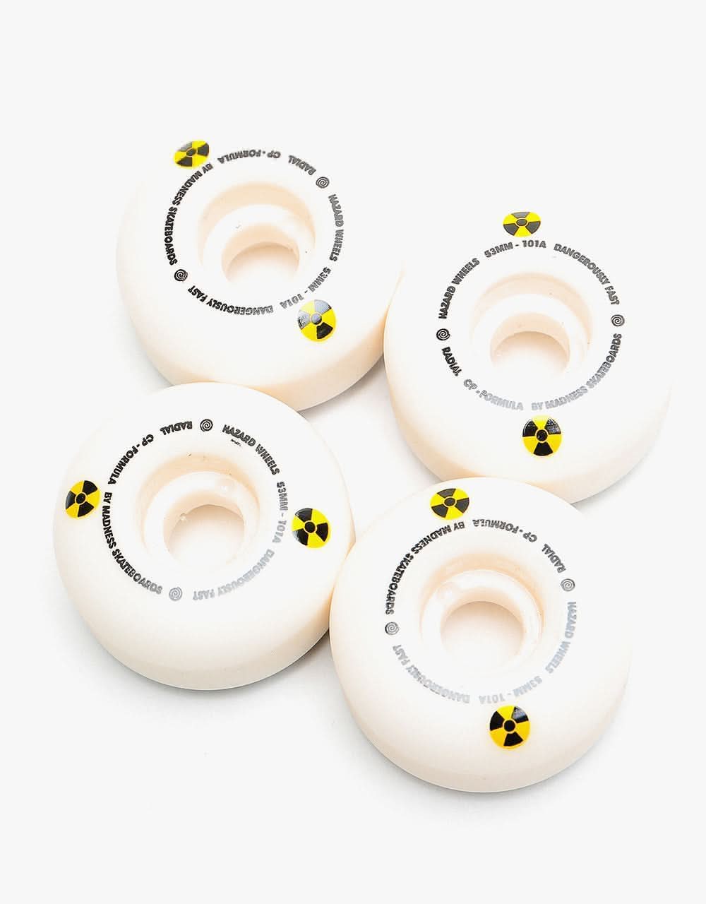 Hazard Swirl CP Classic Radial 101a Skateboard Wheel - 53mm