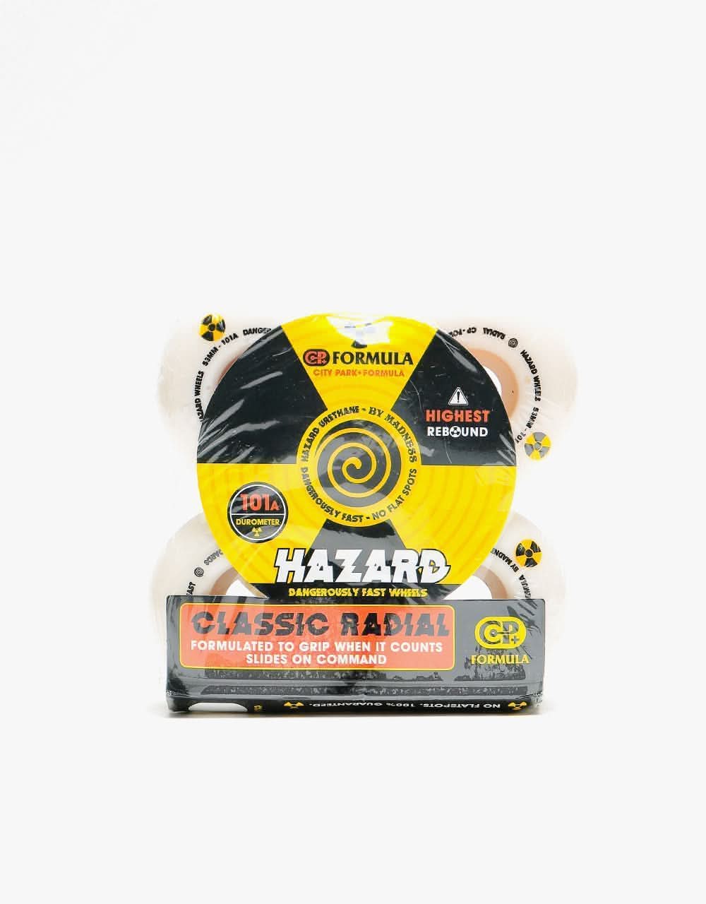 Hazard Swirl CP Classic Radial 101a Skateboard Wheel - 53mm