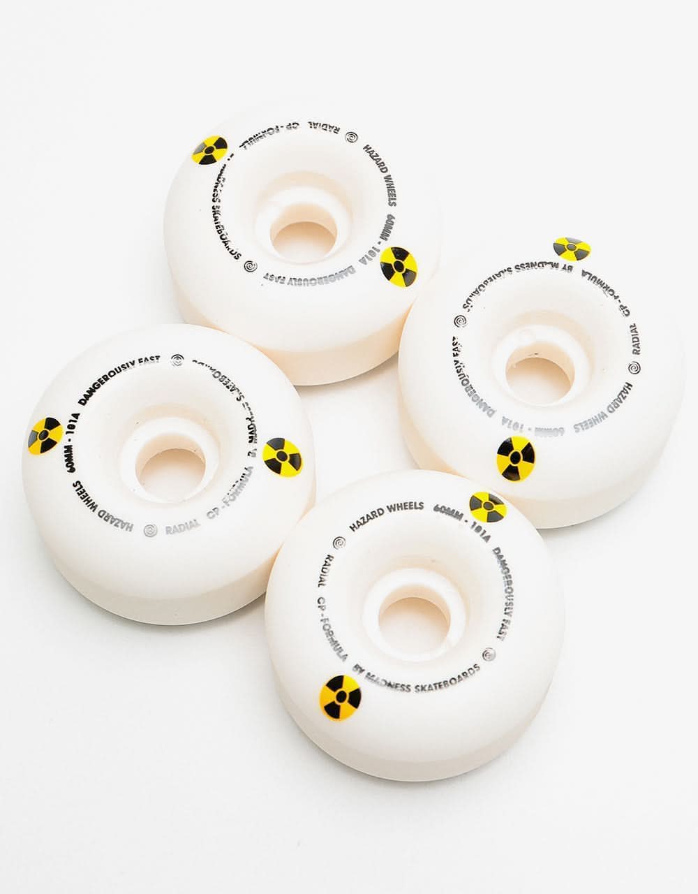 Hazard Swirl CP Classic Radial 101a Skateboard Wheel - 60mm