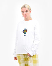 Obey Womens Otis L/S T-Shirt - White