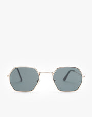 Route One Hex Sunglasses - Gold Black Lens