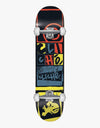 Cliché Letter Press Black Complete Skateboard - 8"