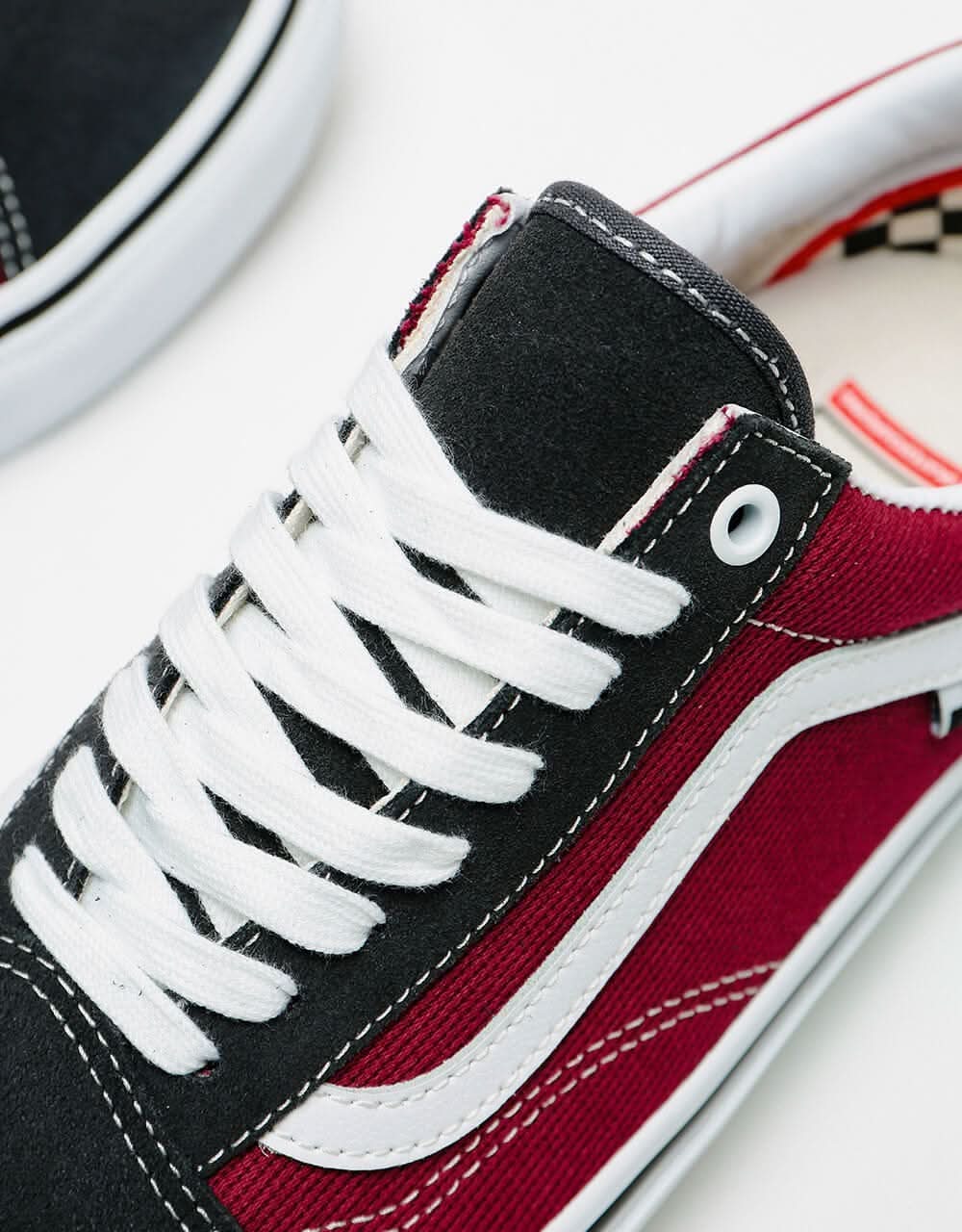 Vans Skate Old Skool Shoes - Asphalt/Pomegranate