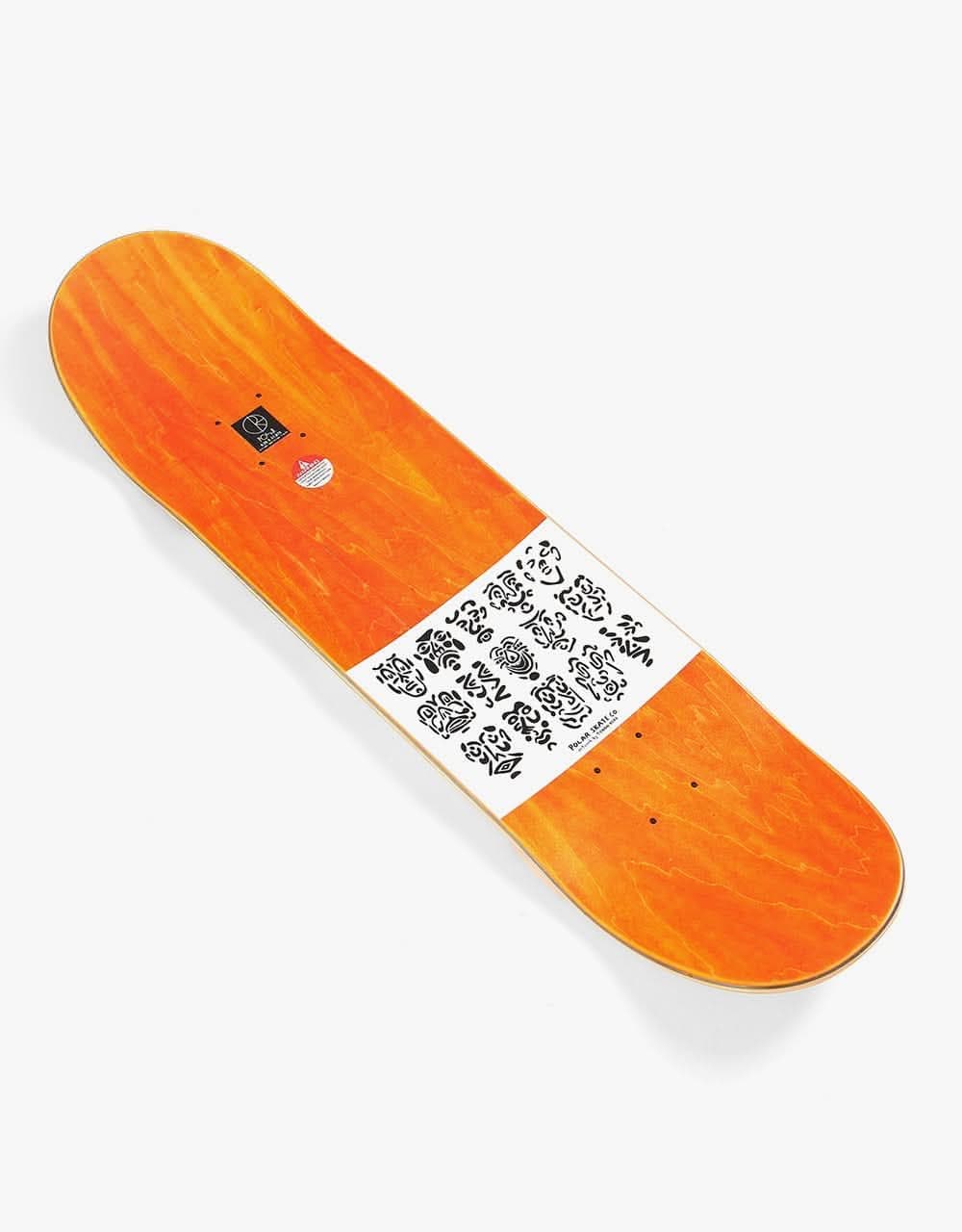 Polar Sanbongi Faces Skateboard Deck - 8.25" (inc Wheel Wells)