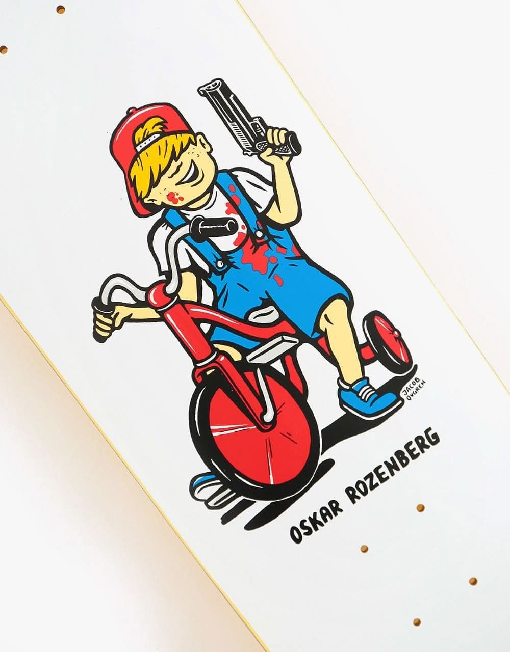 Polar 'Oski' Rozenberg Tricycle Skateboard Deck - 1991 Jr. Shape 8.65"