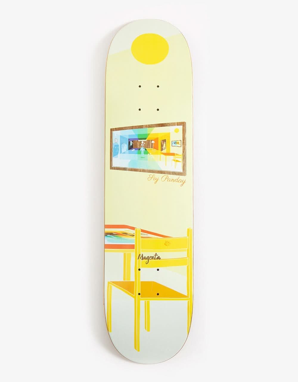 Magenta Panday Sleep Skateboard Deck