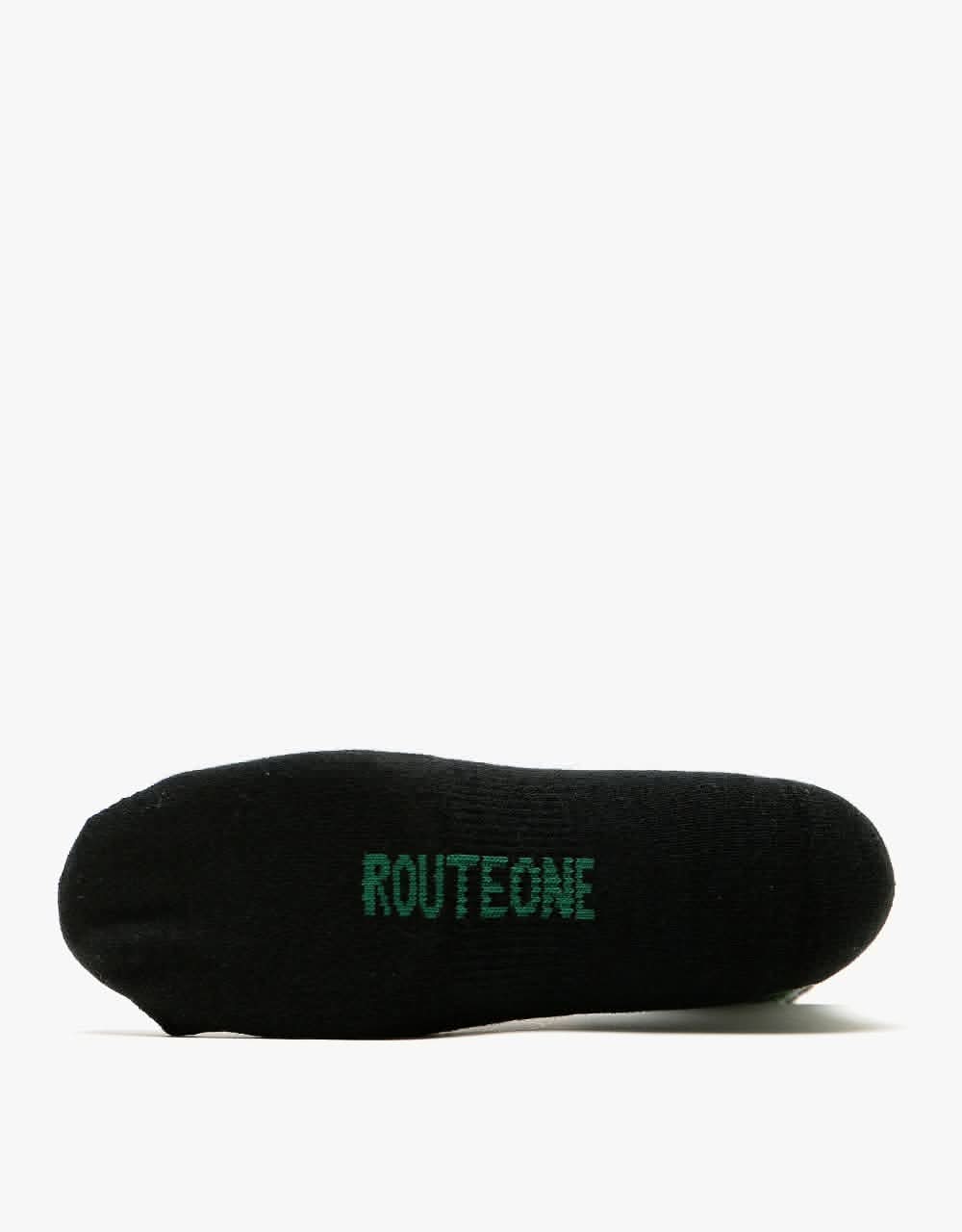 Route One Best Bud Crew Socks - Black