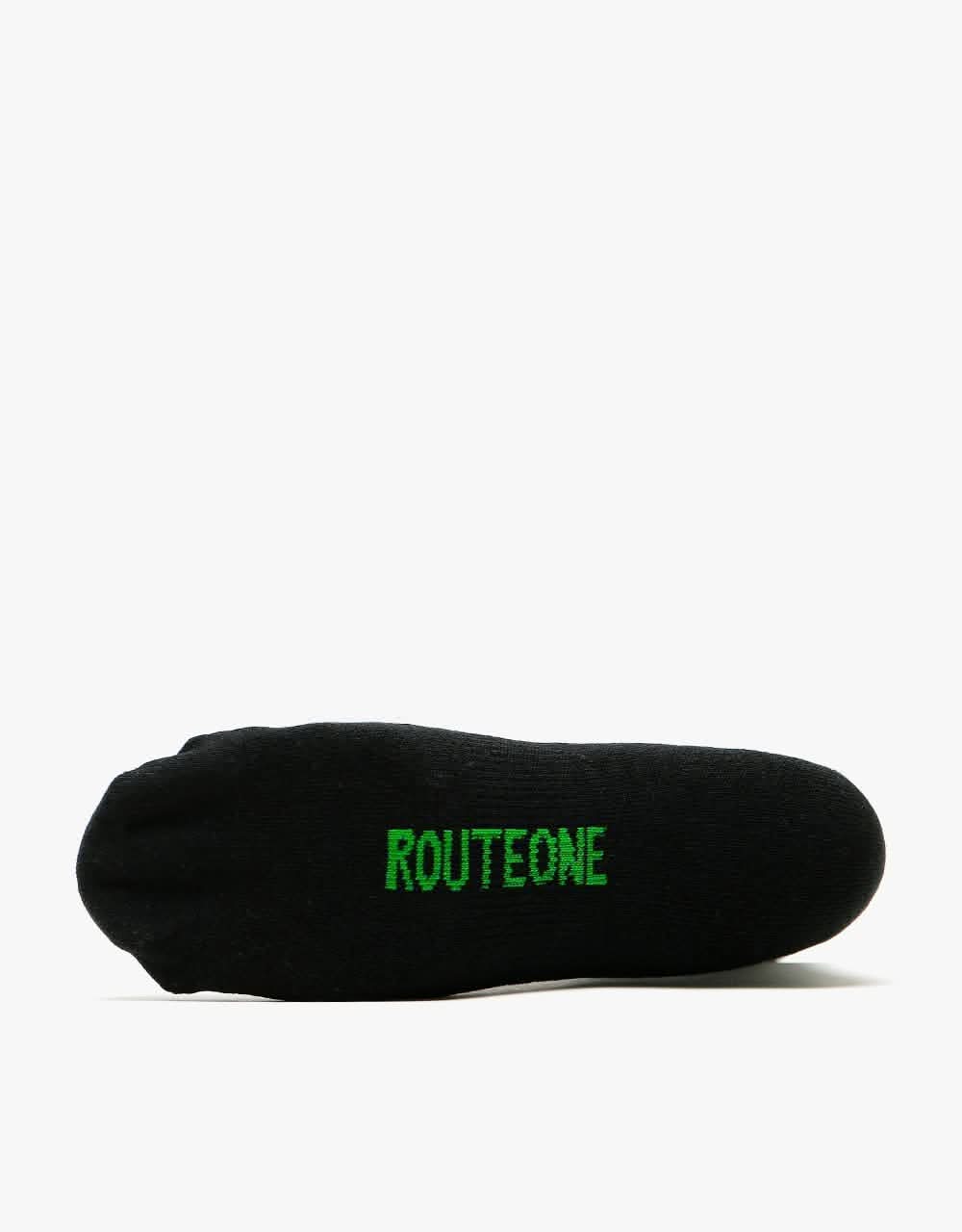 Route One Reefer Crew Socks - Black