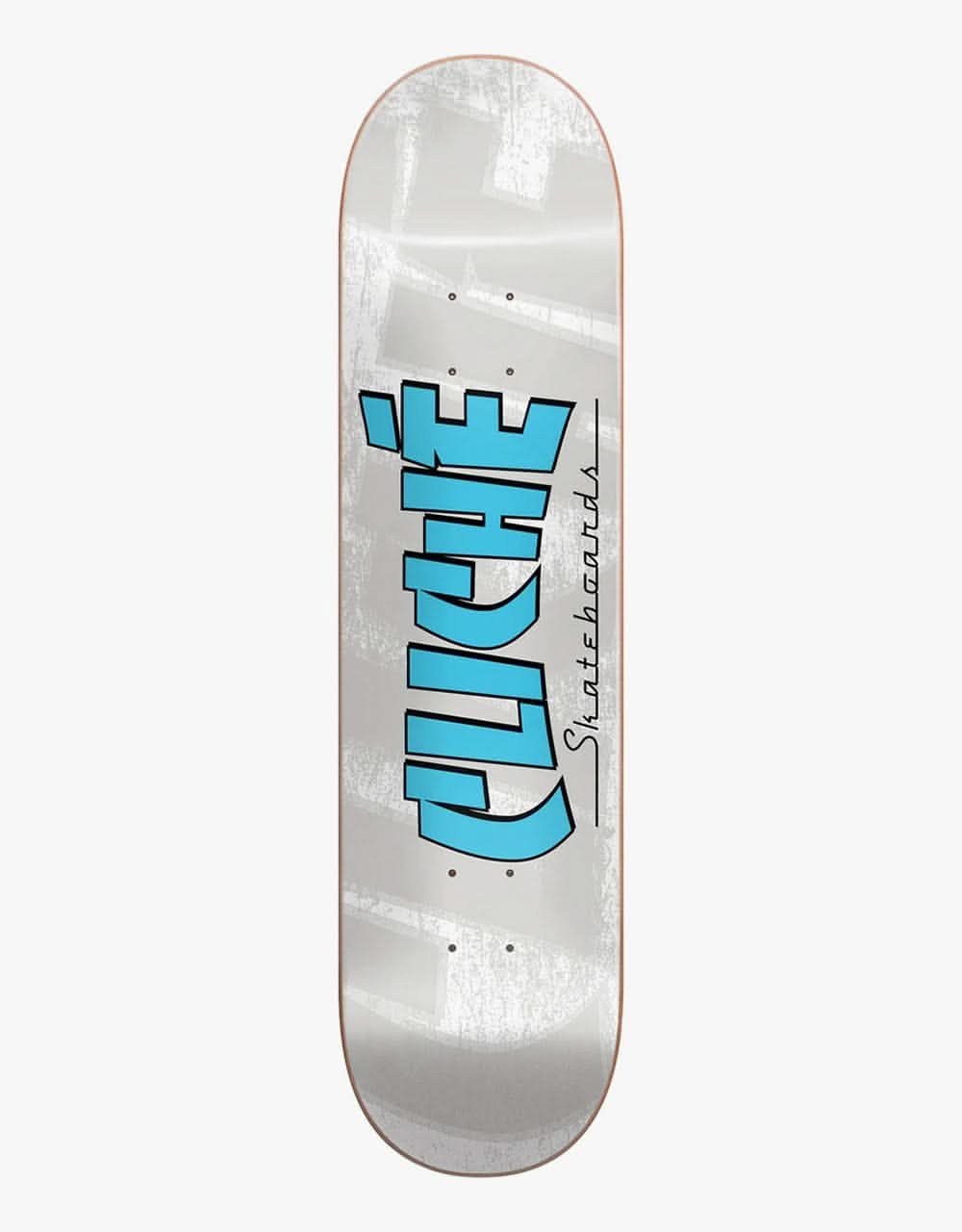 Cliché Banco Blue RHM Skateboard Deck - 8"