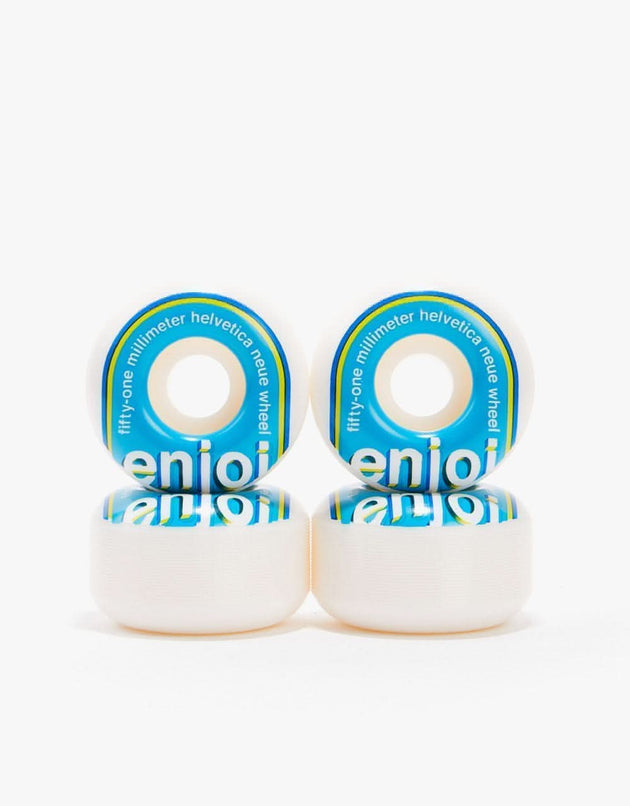 Enjoi Helvetica Neue 99a Skateboard Wheel - 51mm