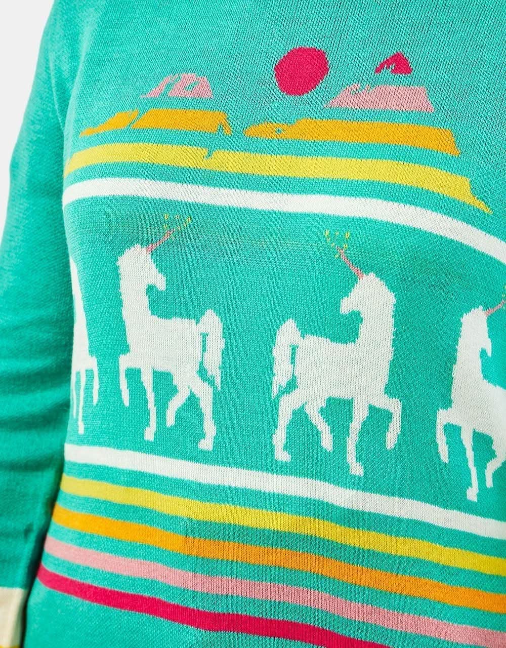 KAVU Womens Hillrose Sweater - Unicorn