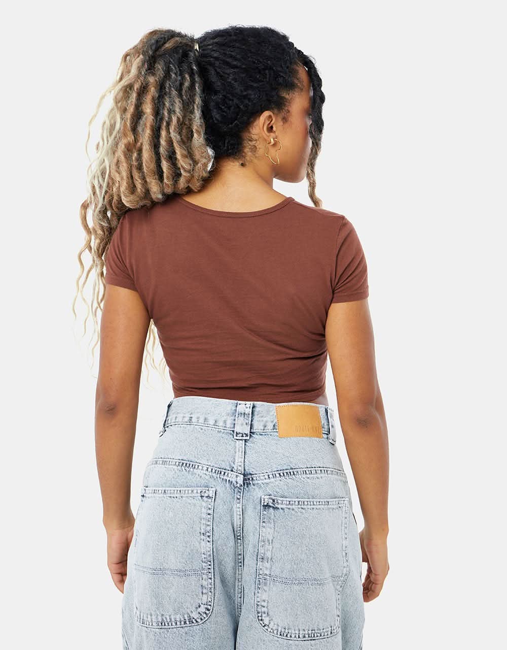 Obey Womens Ribbit T-Shirt - Sepia