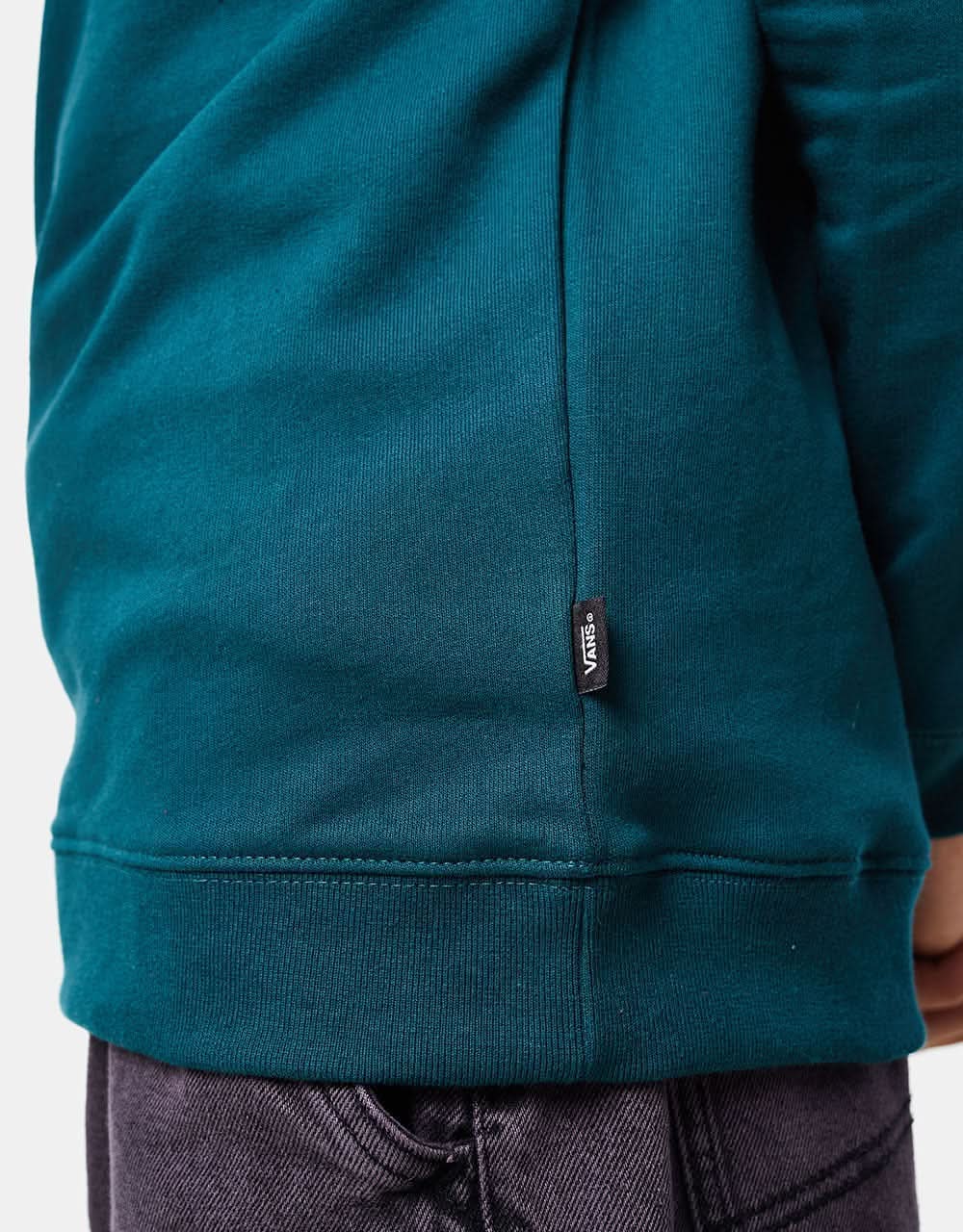 Vans By Vans Classic Kids Crew - Deep Teal/White