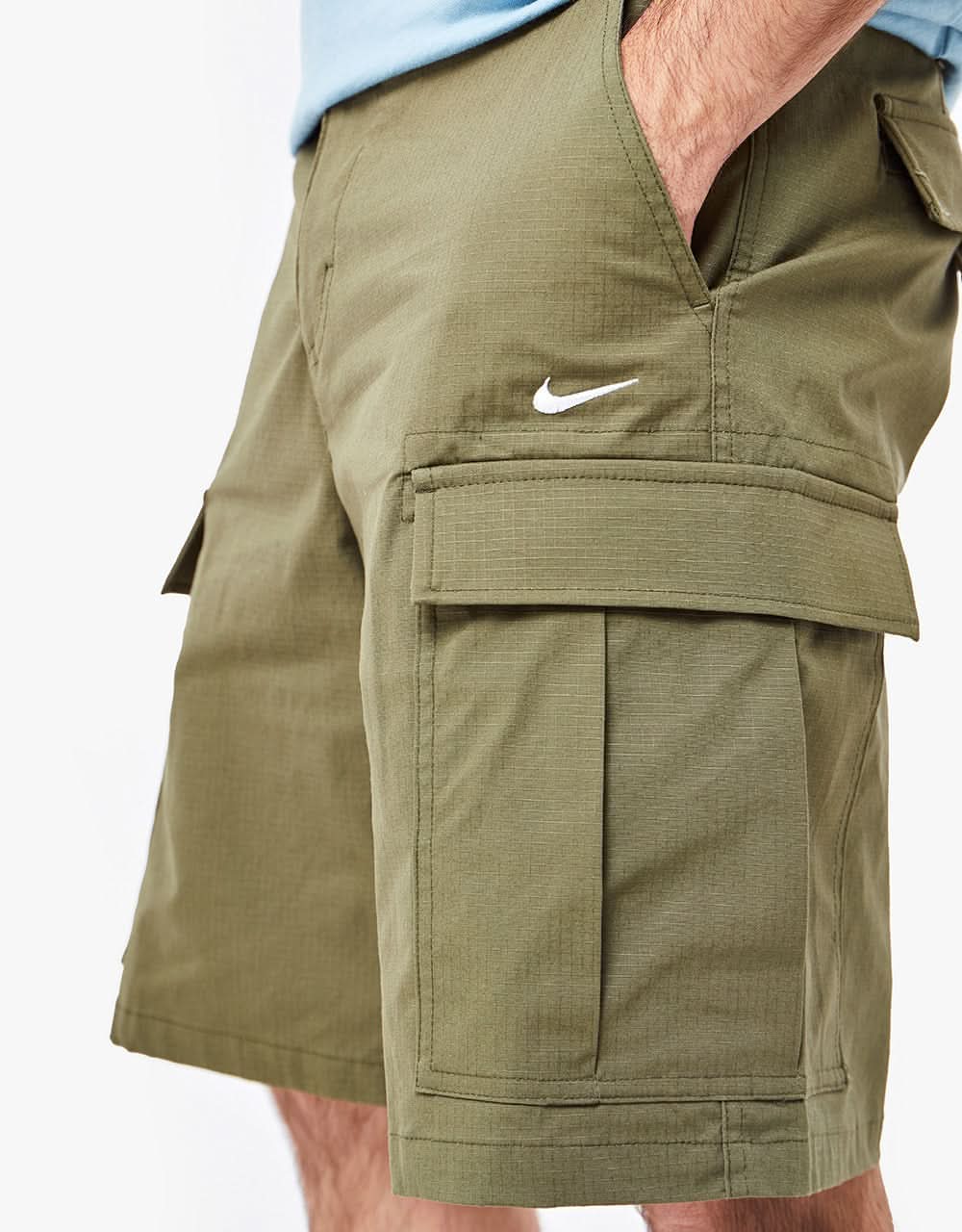 Nike SB Kearny Cargo Shorts - Medium Olive/White