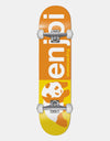 Enjoi Half and Half Orange Complete Skateboard - 8"