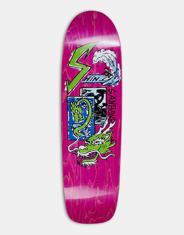 Polar Sanbongi Bonzai Ride 2.0 'SURF Jr. Shape' Skateboard Deck - 8.75"