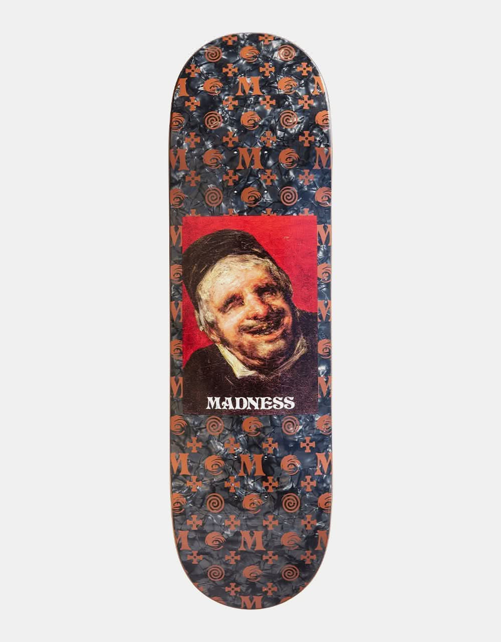 Madness Baked Black Bronze 'SLICK' R7  Skateboard Deck - 8.75"