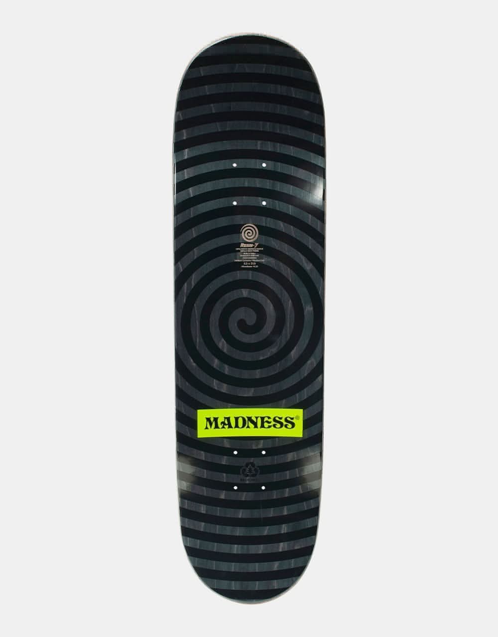 Madness Baked Black Bronze 'SLICK' R7  Skateboard Deck - 8.75"