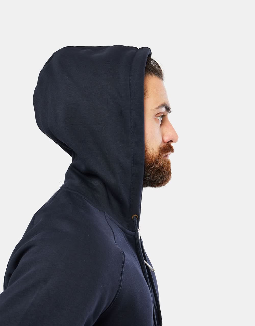 Carhartt WIP Hooded Chase Jacket - Dark Navy/Gold