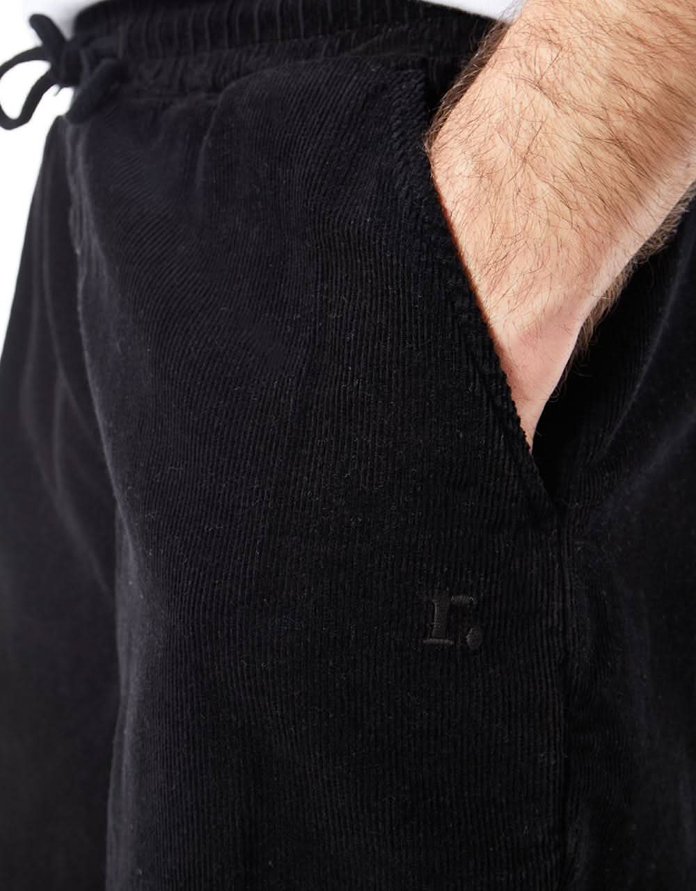 Route One Cord Volley Shorts - Black