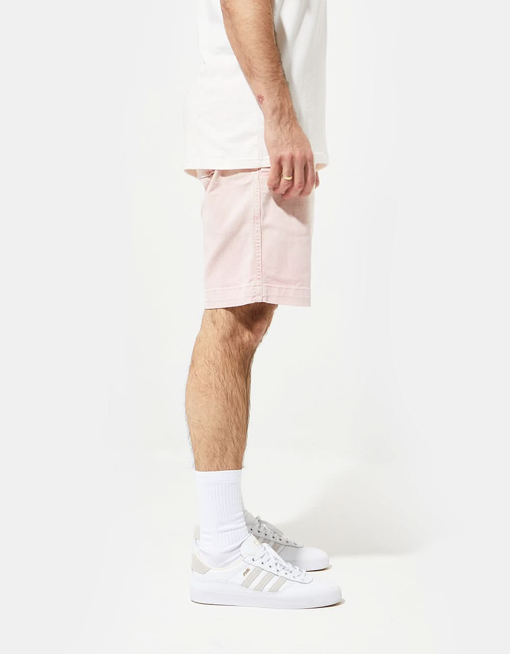 Route One Strike Wash Volley Shorts - Vintage Pink