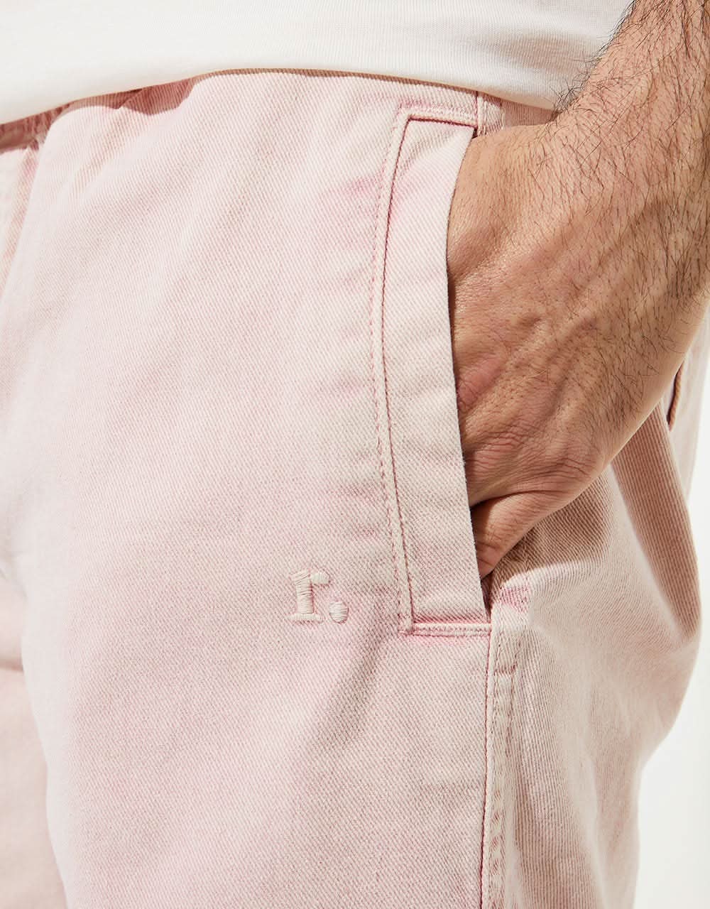 Route One Strike Wash Volley Shorts - Vintage Pink