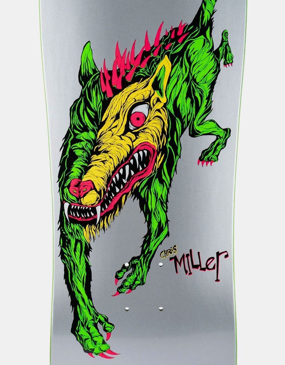 Welcome Miller Beast on Crossbone Skateboard Deck - 10"