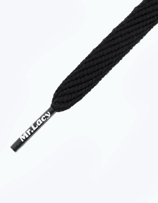 Mr. Lacy Flatties Laces - Black