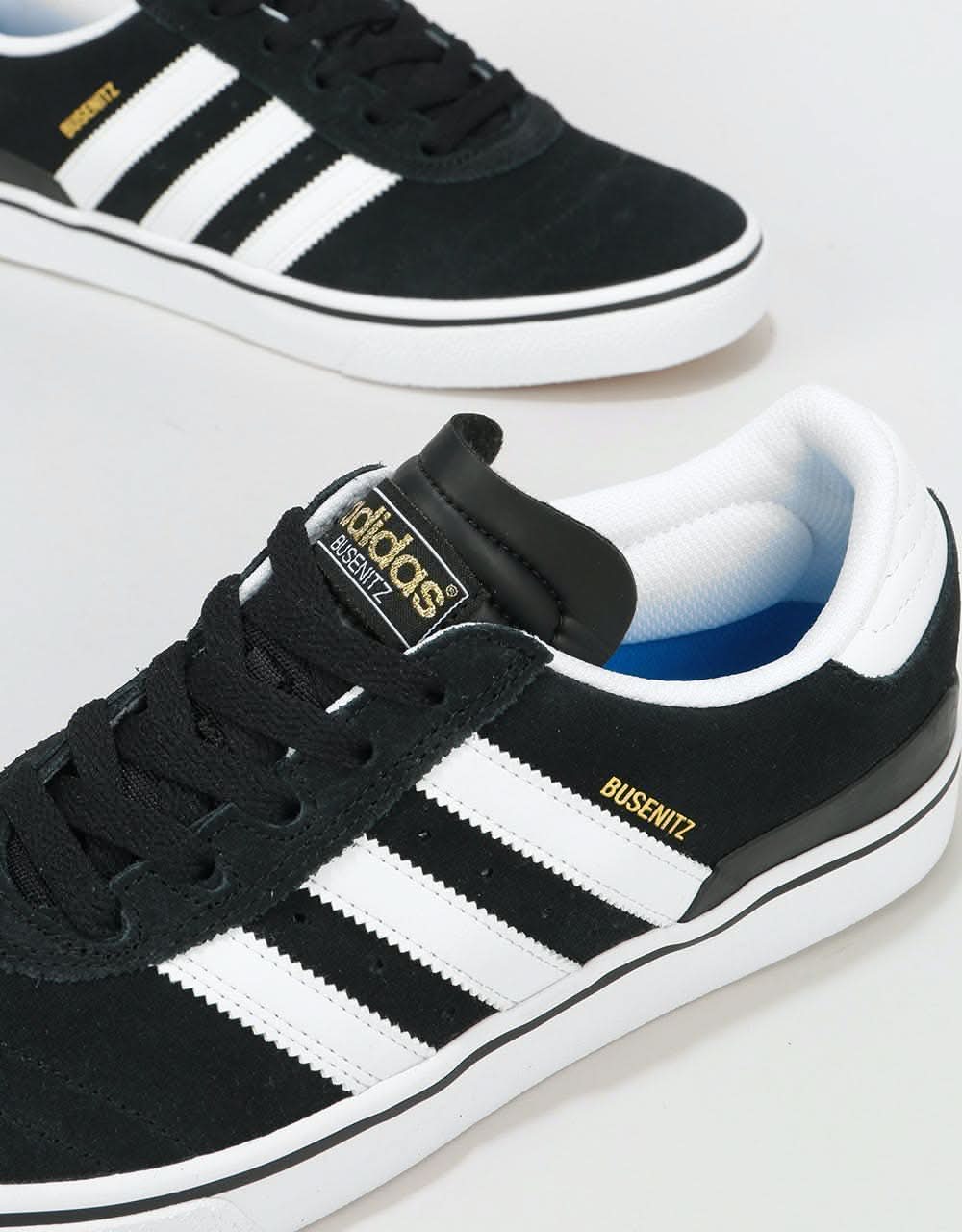 Adidas Busenitz Vulc Skate Shoes - Black/Running White/Black
