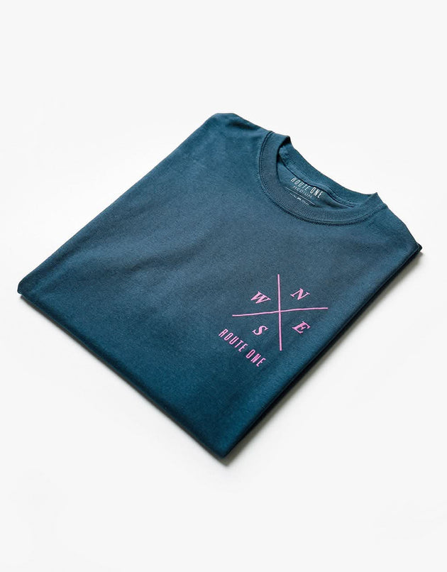 Route One FC T-Shirt - Blue Dusk