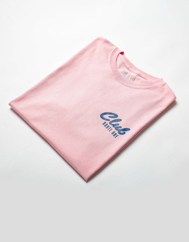 Route One Club T-Shirt - Light Pink